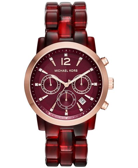 michael kors burgundy watch uk|Michael Kors mini watches.